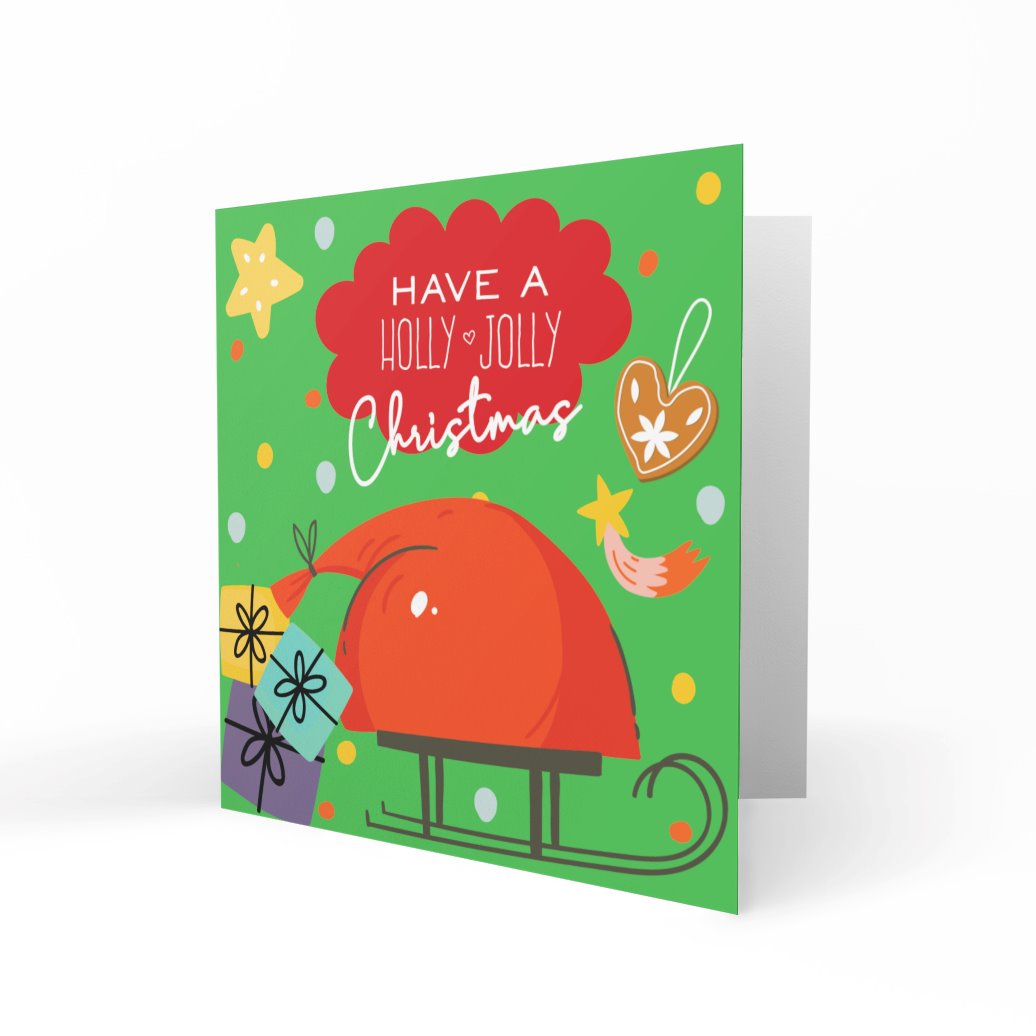 &#39;Christmas Gifts&#39; Greeting Cards Chasing Cards 