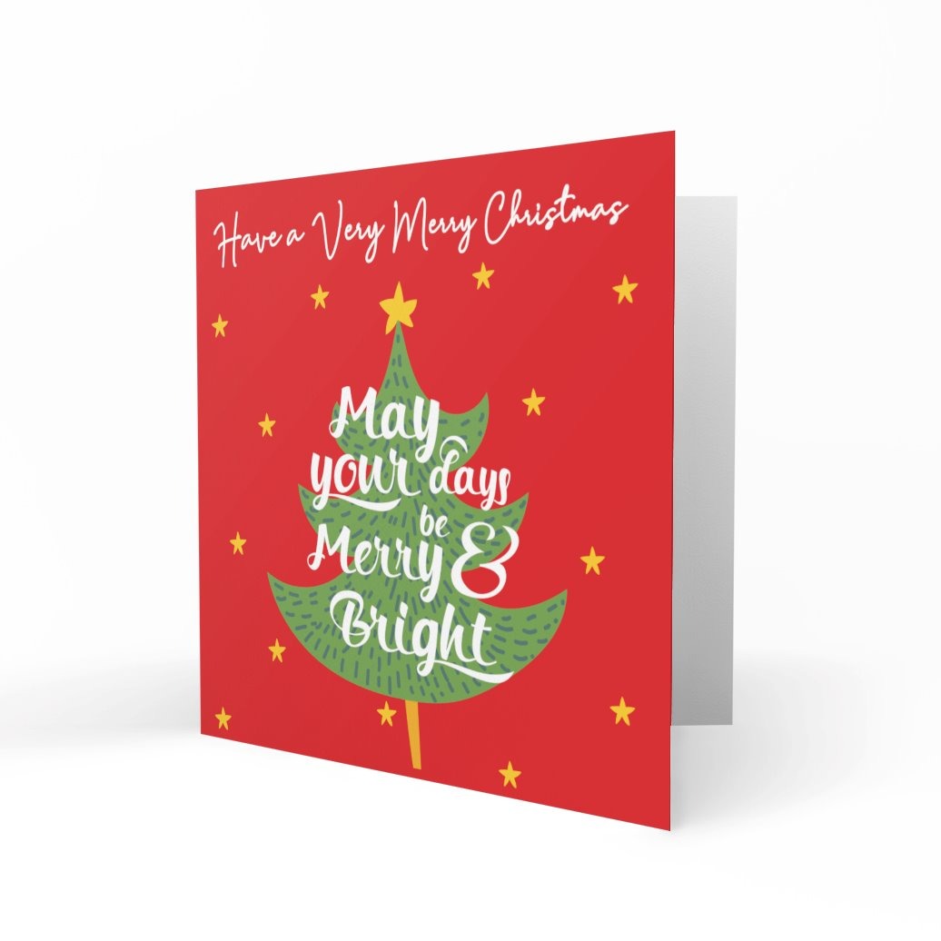 &#39;May Your Days Be Merry &amp; Bright&#39; Greeting Cards Chasing Cards 