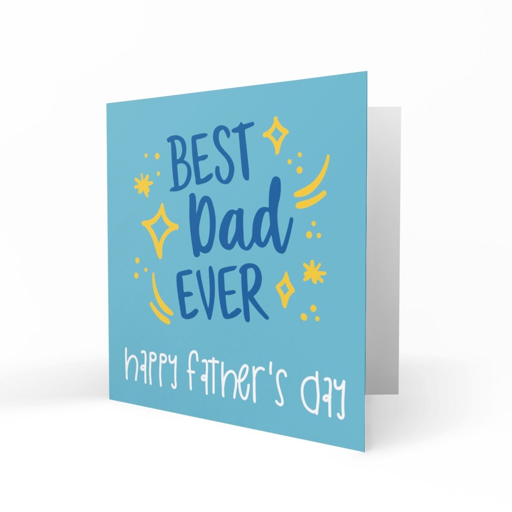 'Best Dad Ever' Greeting Cards Chasing Cards 