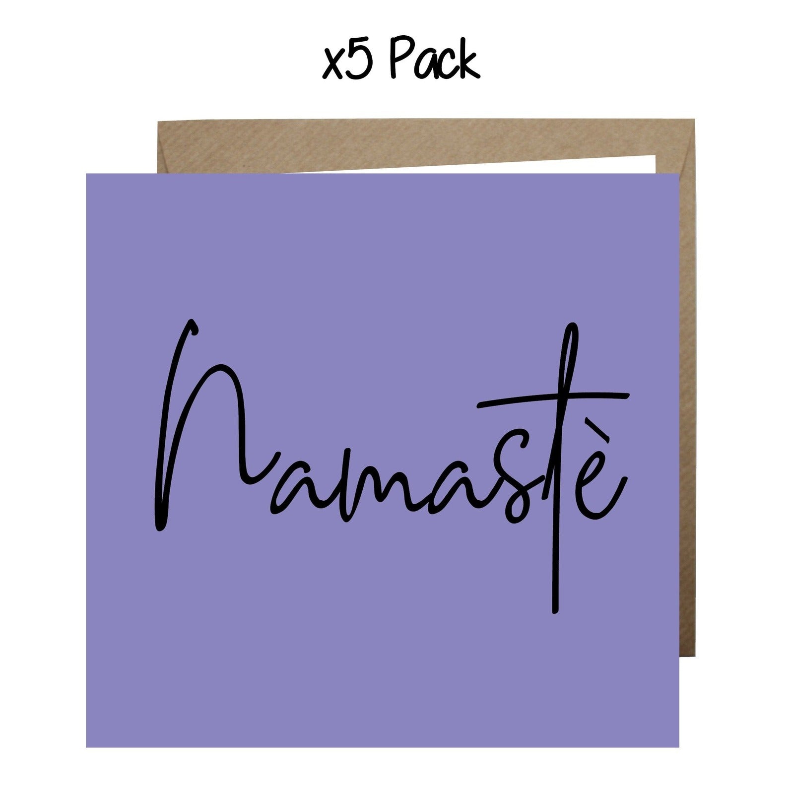 Wholesale - 'Namast√®' In A Word Card Greeting Cards Chasing Cards 