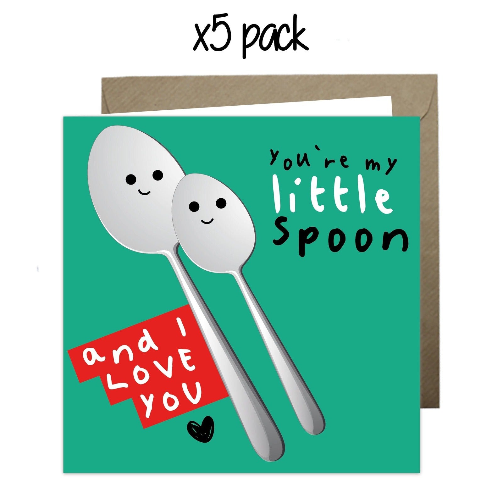 Wholesale - 'You're My Little Spoon' Just Because Card Greeting Cards Just Because 