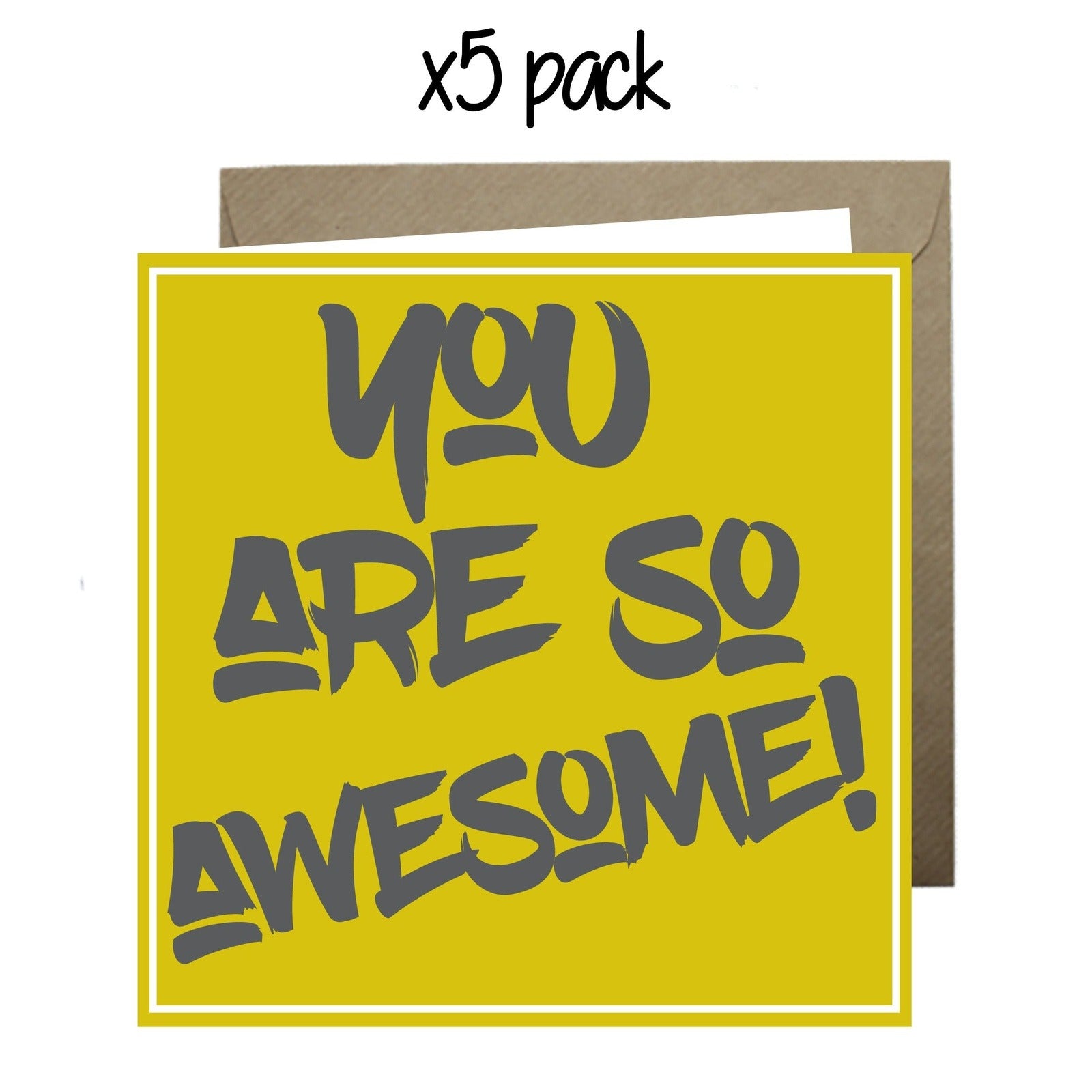 Wholesale - 'You Are So Awesome' Yip Yap Card Greeting Cards Yip Yap 