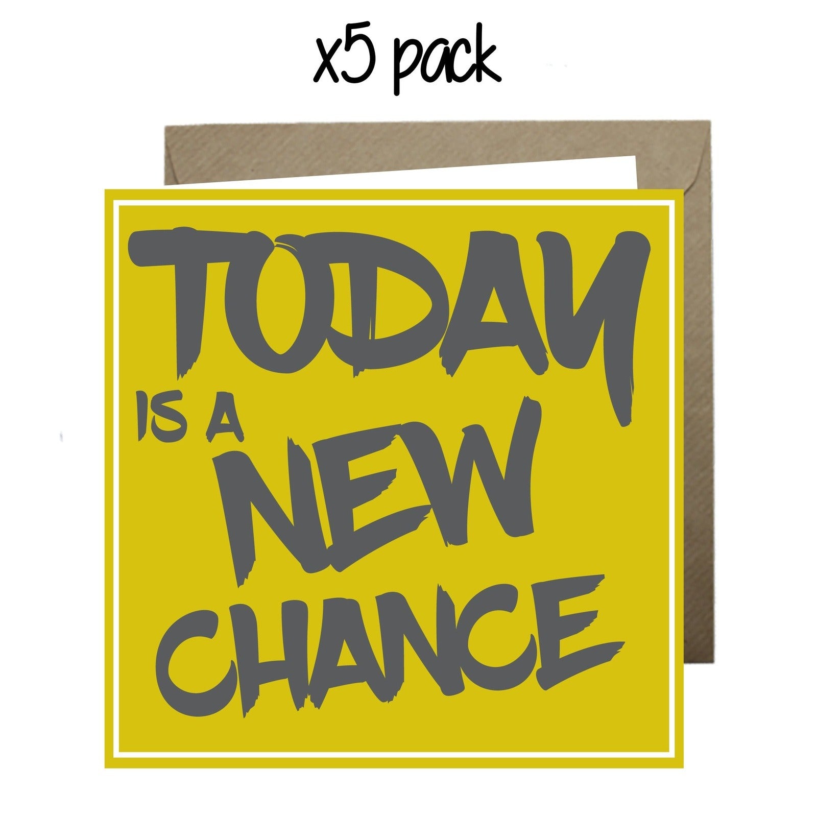 Wholesale - 'Today Is A New Chance' Yip Yap Card Greeting Cards Yip Yap 