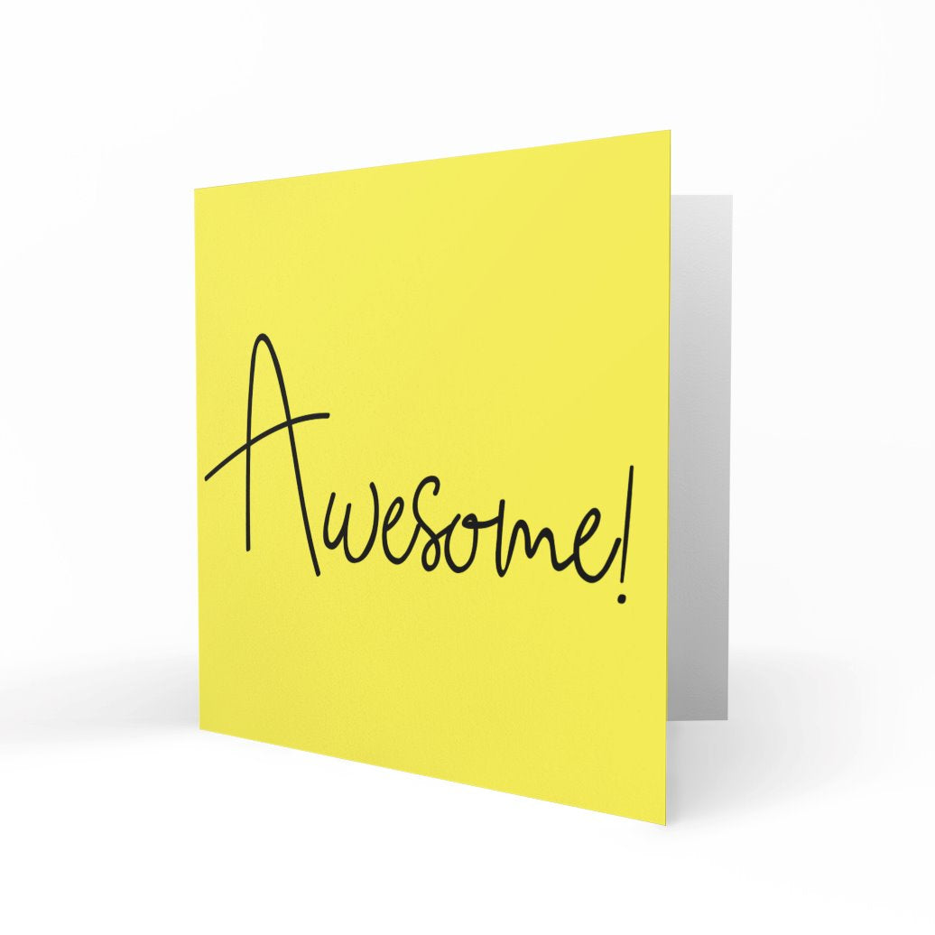 'Awesome' Greeting Cards Chasing Cards 