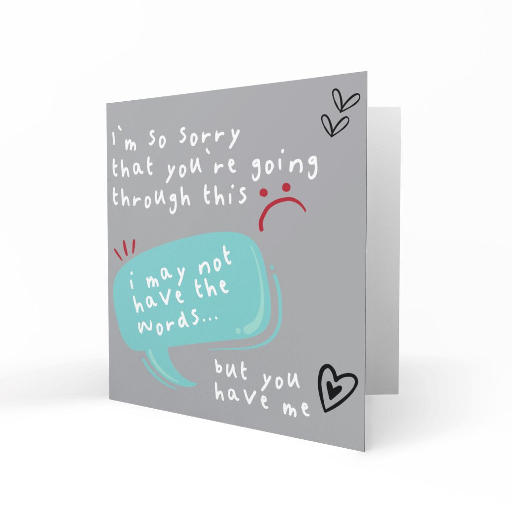 'So Sorry You're Going Through This' Greeting Cards Chasing Cards 