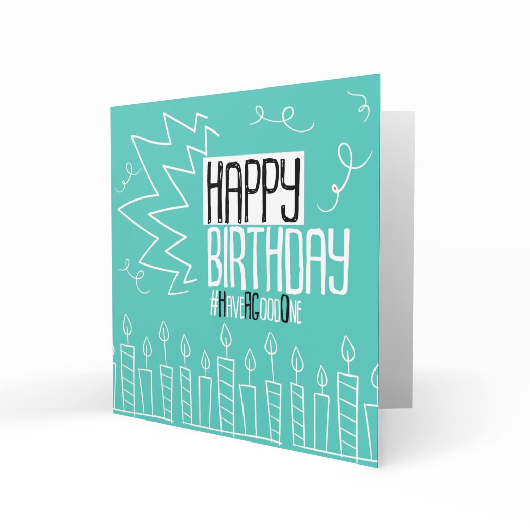 'Happy Birthday HAGO' Greeting Cards Chasing Cards 