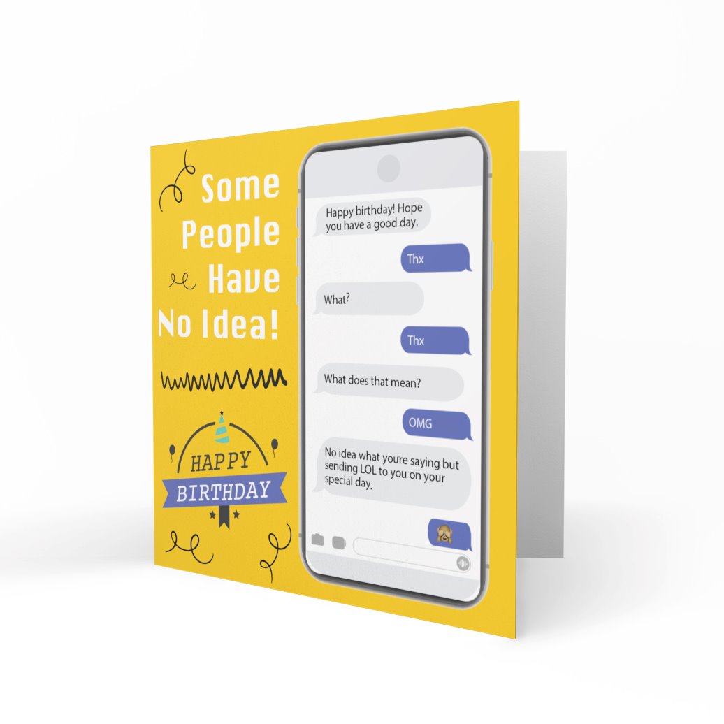 Wholesale - Some People Have No Idea Greeting Cards Chasing Cards 