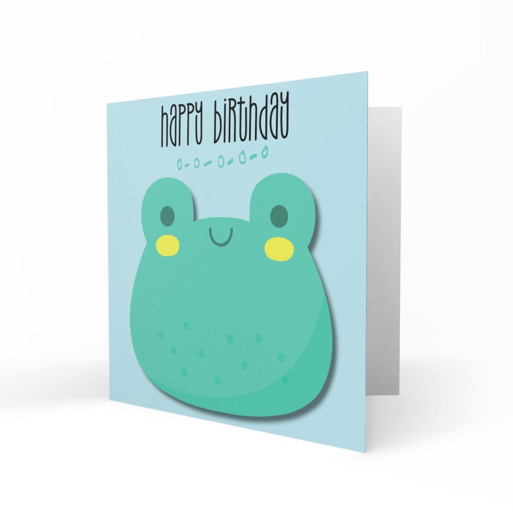 Wholesale - Cutie Frog Greeting Cards Dotty Cloud 