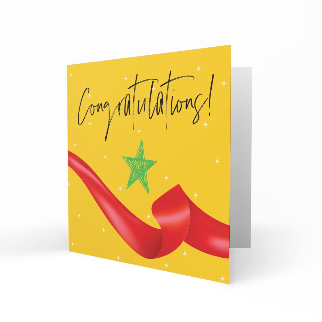 'Congratulations' Greeting Cards Chasing Cards 