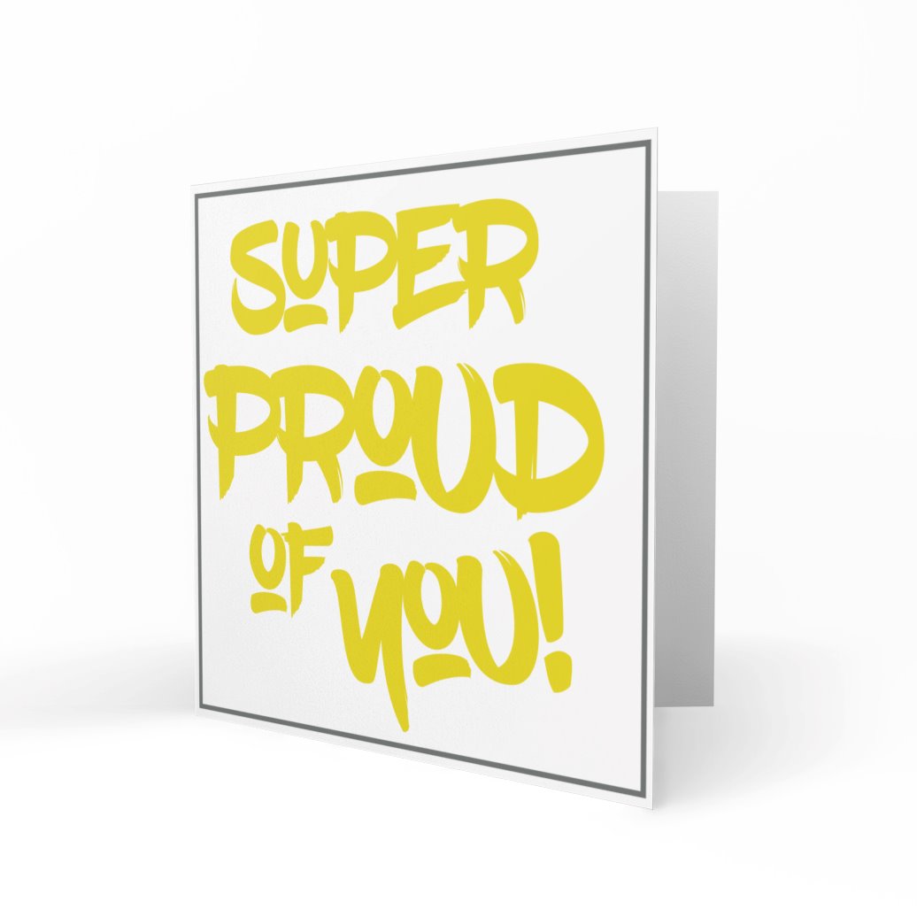 'Super Proud Of You' Greeting Cards Yip Yap 