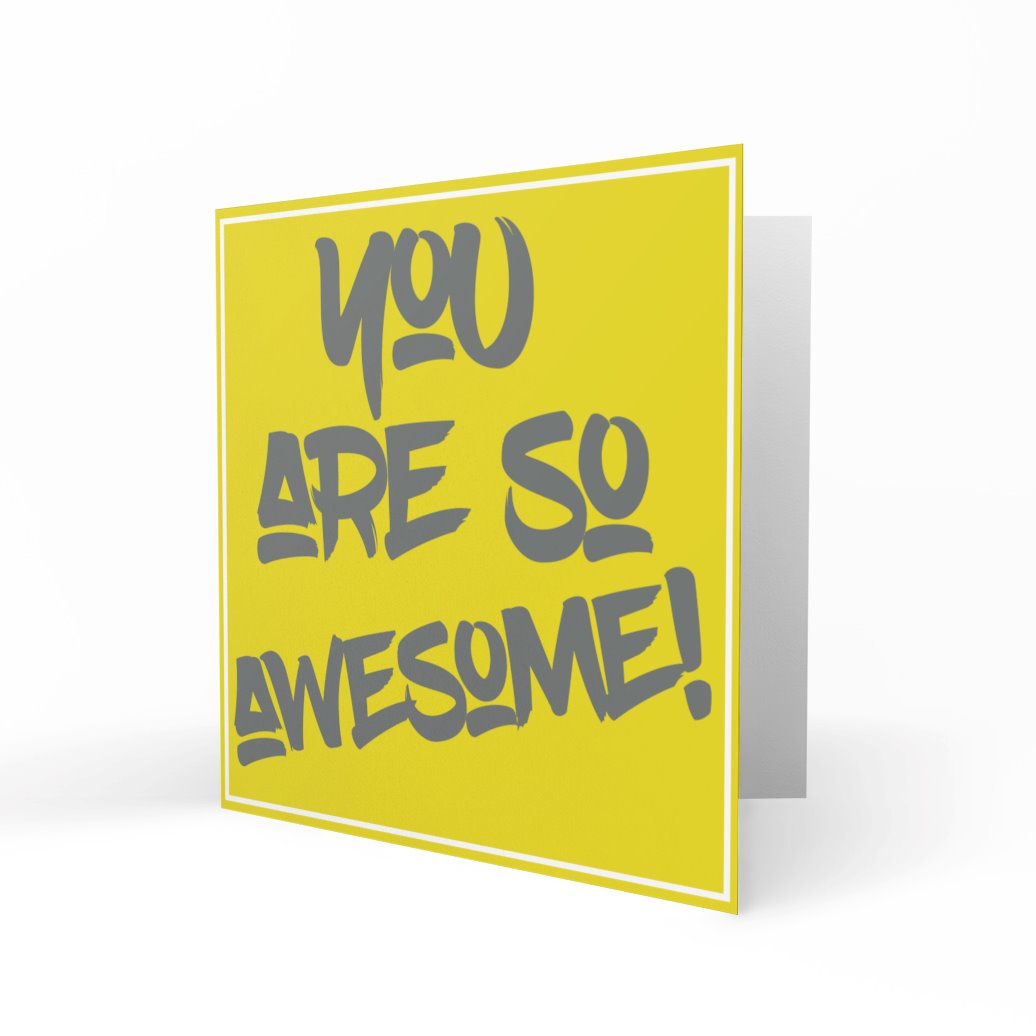 'You Are So Awesome' Greeting Cards Yip Yap 