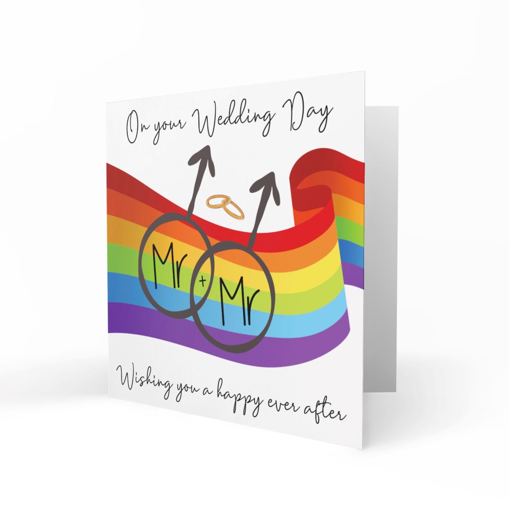 'Mr & Mr Happy Ever After' Greeting Cards One Love 