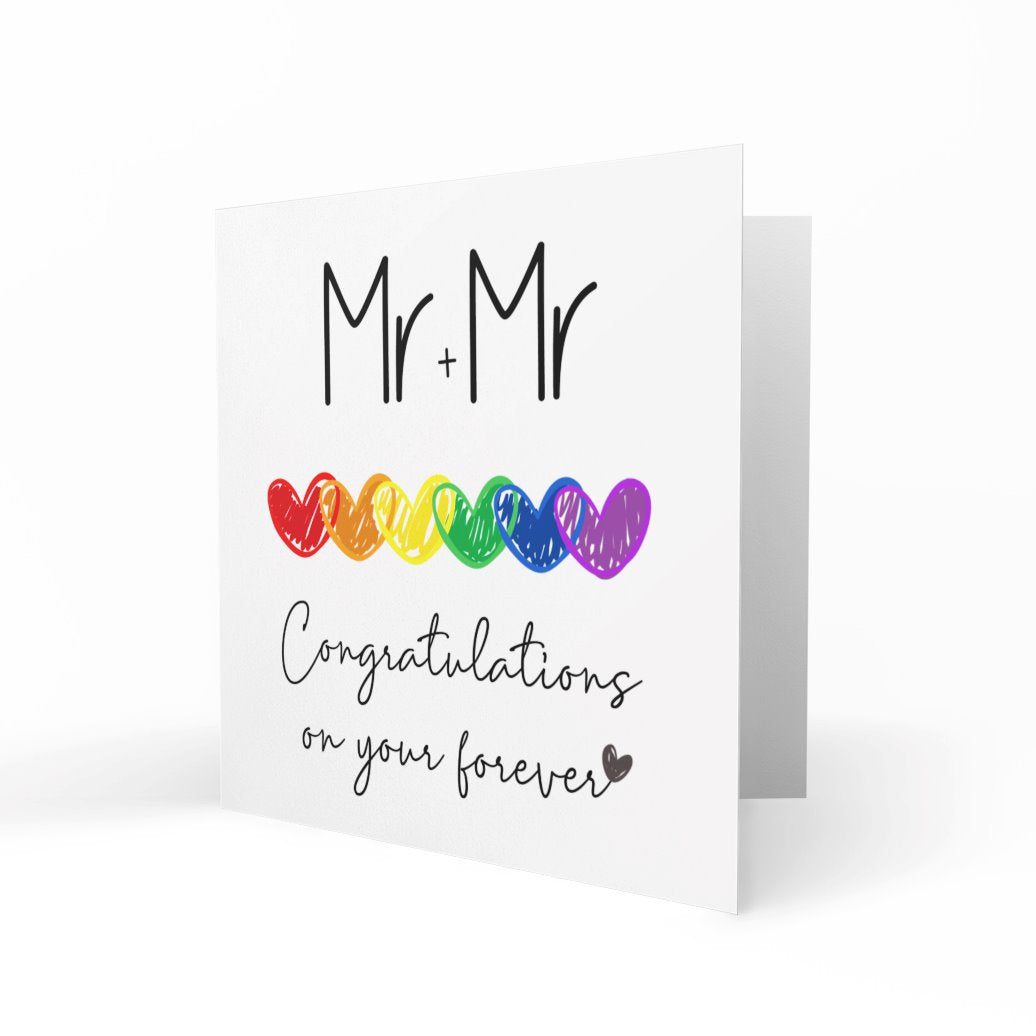 Wholesale - Mr & Mr Forever Greeting Cards One Love 