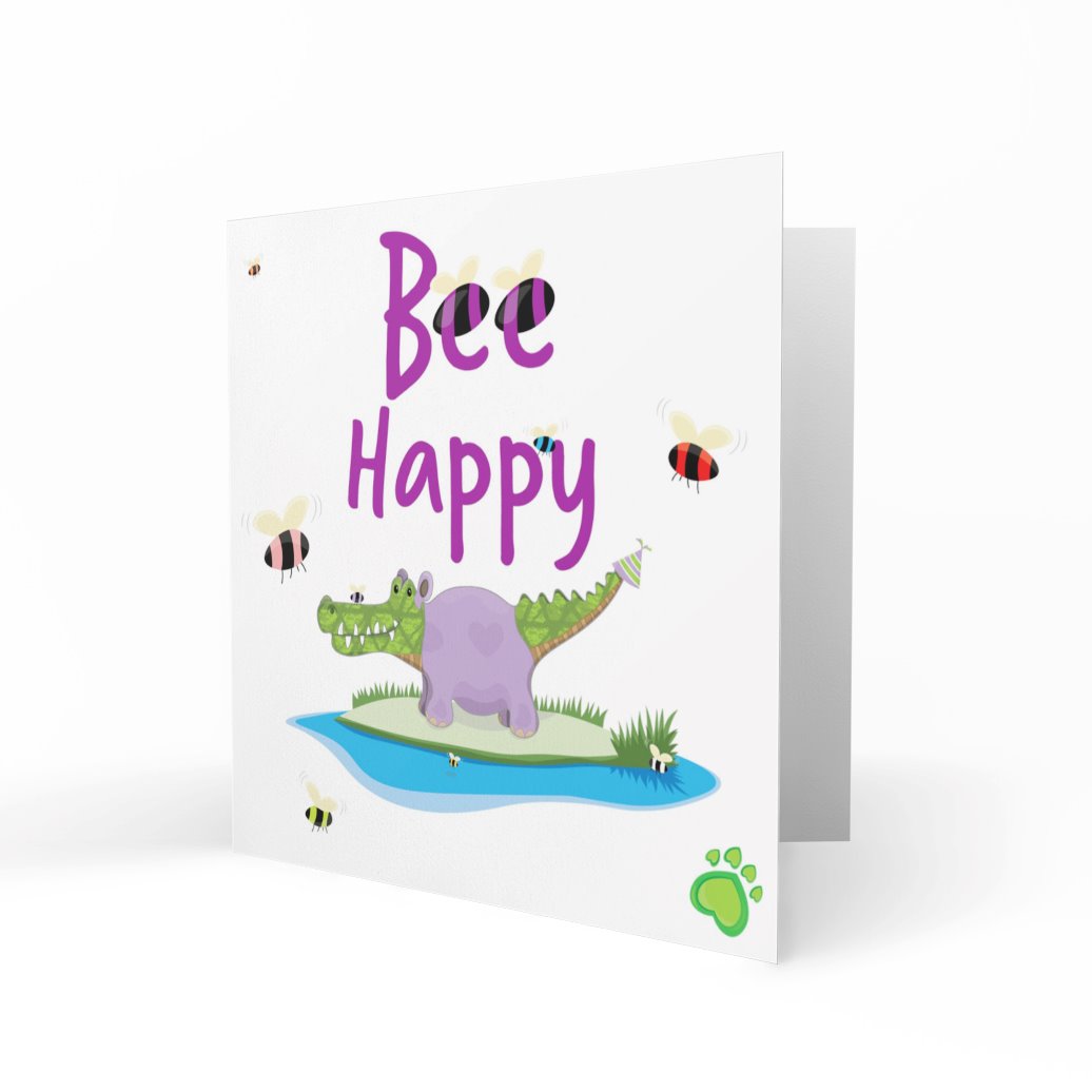 Wholesale - 'Bee Happy' Greeting Cards Chasing Cards 