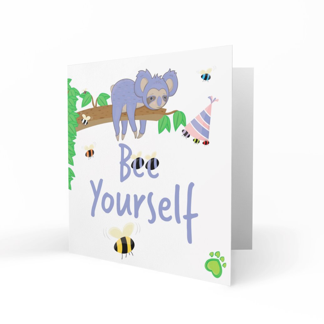 'Bee Yourself' Greeting Cards Chasing Cards 