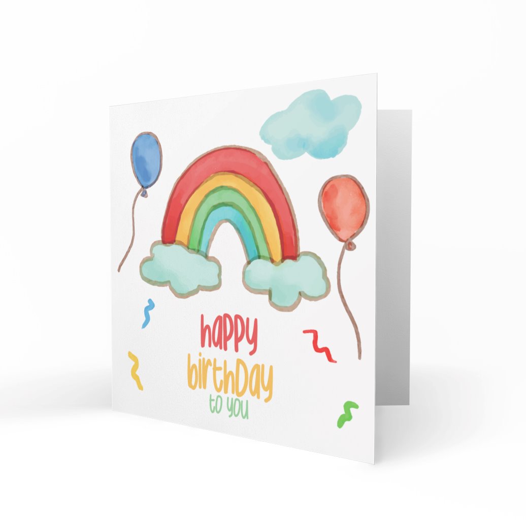 'Happy Birthday To You' Greeting Cards chasing cards 