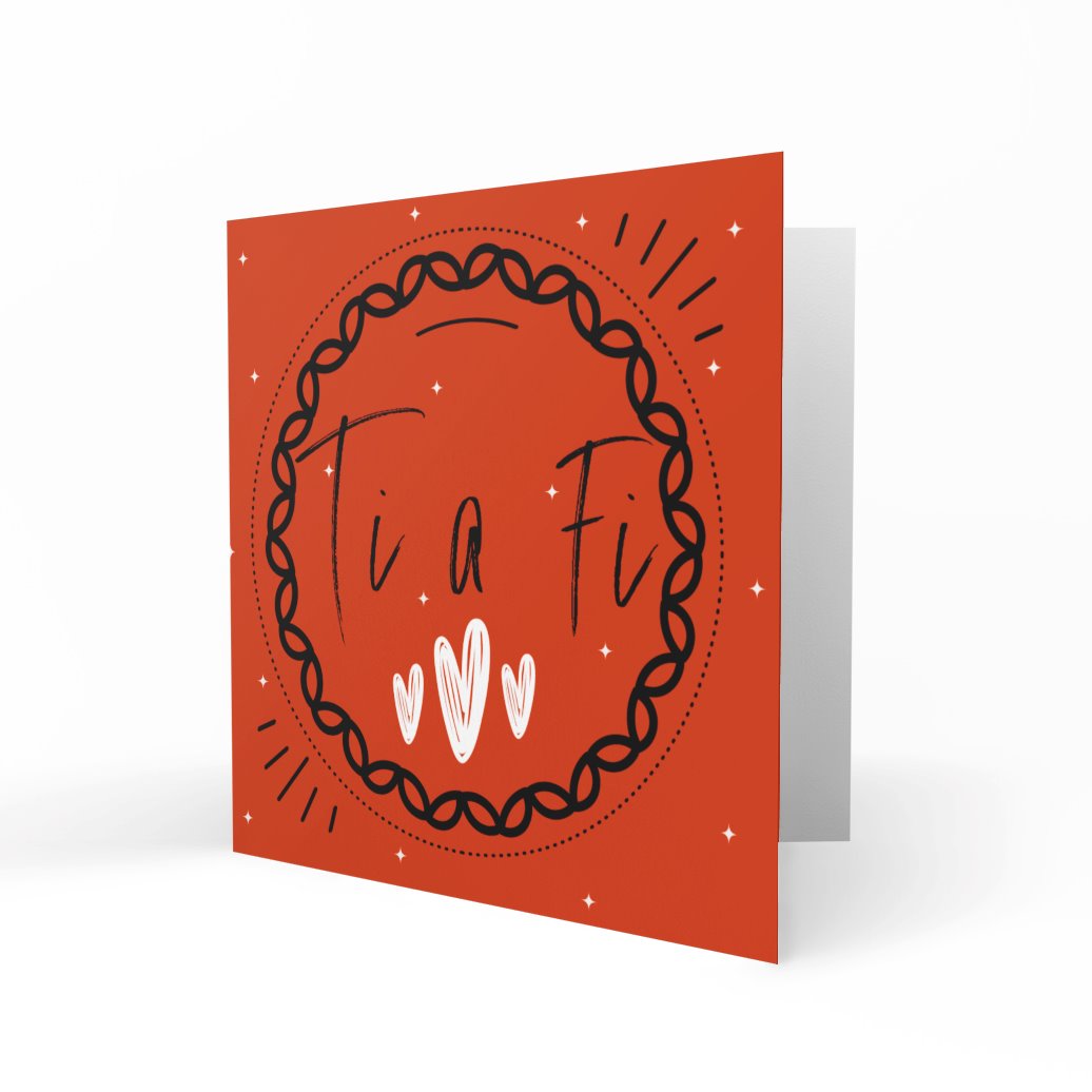 'Ti a Fi' | You and Me' Greeting Cards Cariad Cymreig 