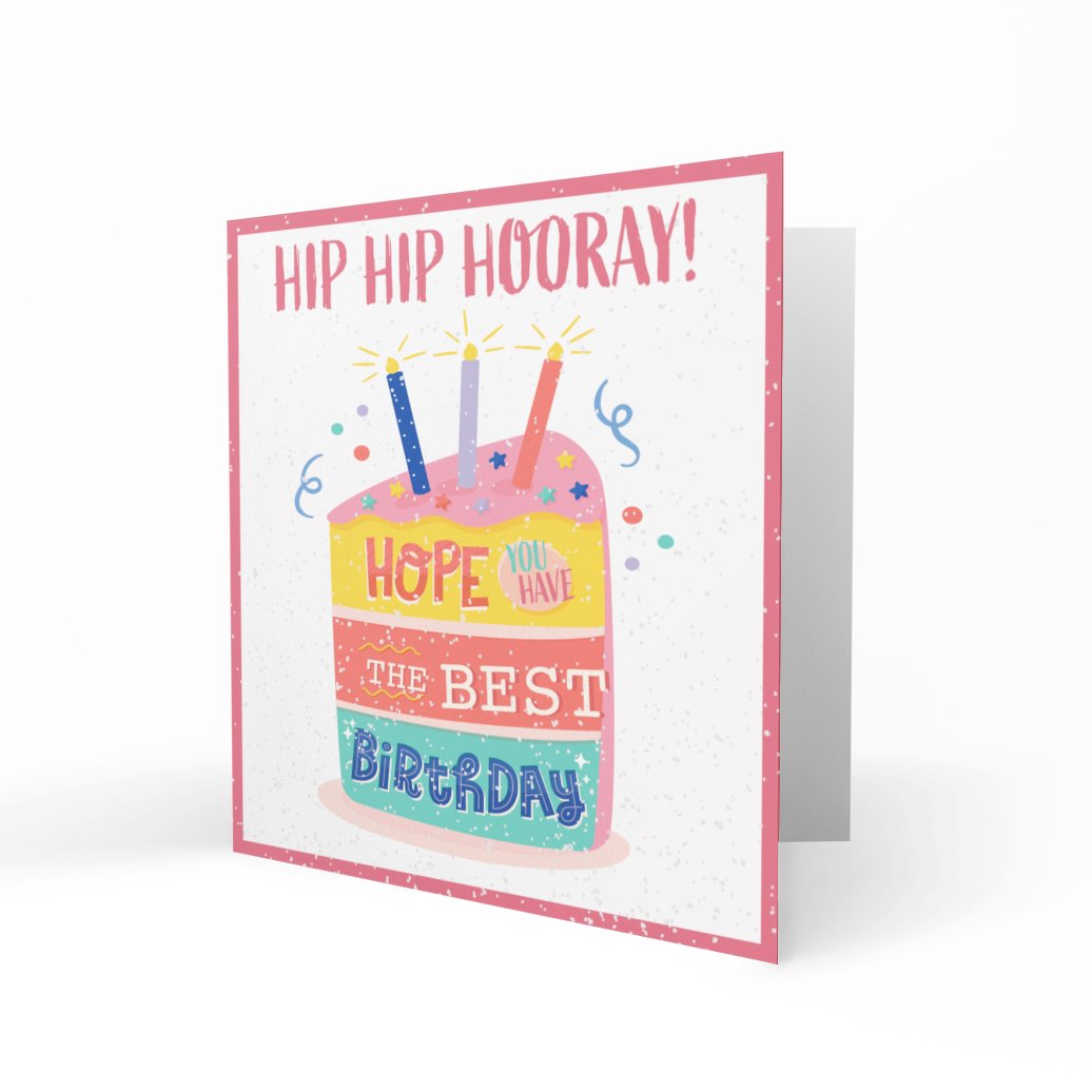 'Hip Hip Hooray' Greeting Cards Happy Doodle 