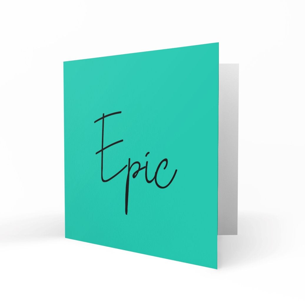 'Epic' Greeting Cards Chasing Cards 