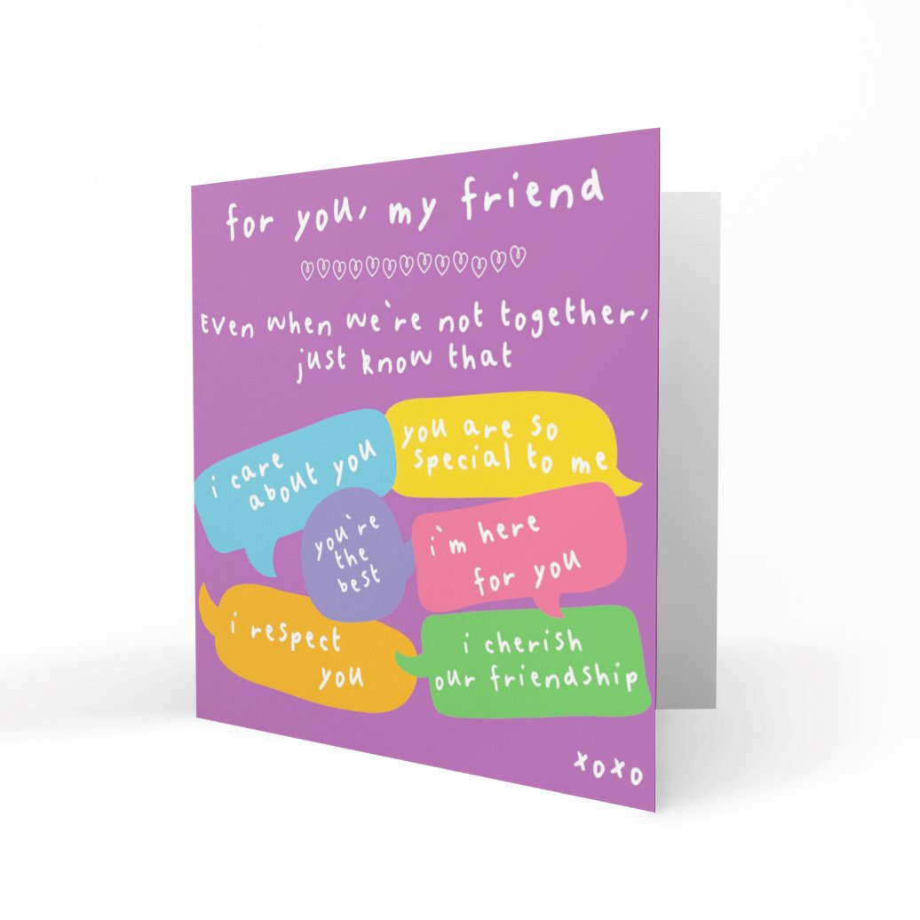 Wholesale - For You, My Friend Greeting Cards Just Because 