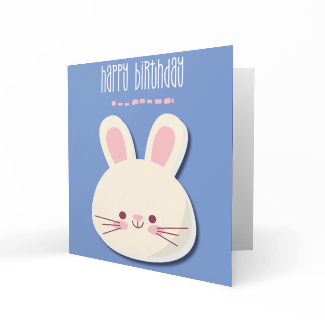 'Cutie Rabbit' Greeting Cards Dotty Cloud 