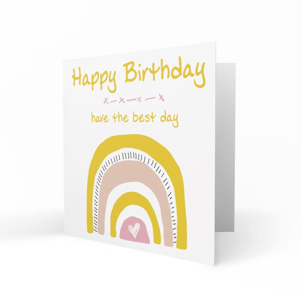 Have The Best Day Greeting Cards Paper Heart 