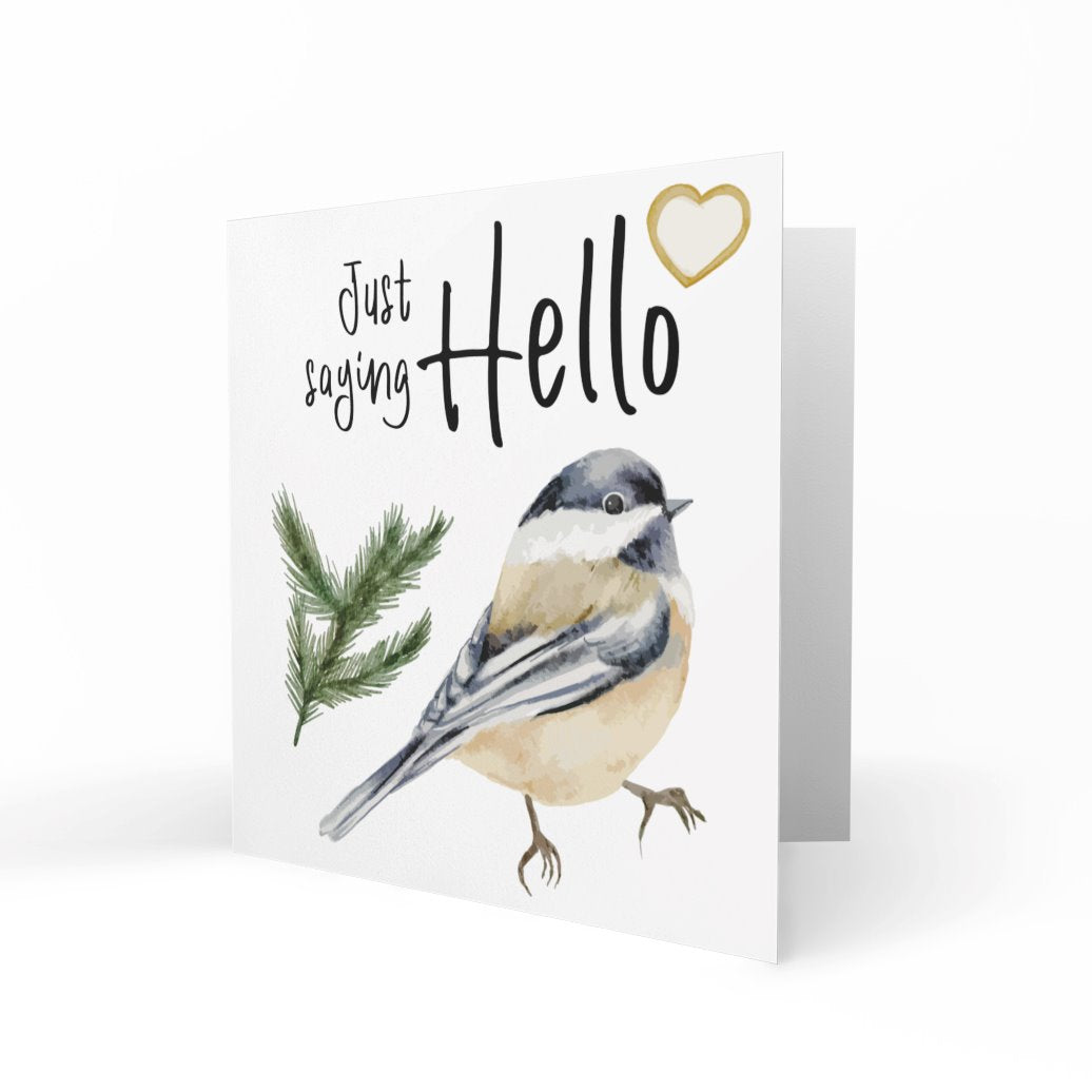 'Just Saying Hello' Greeting Cards Just Because 