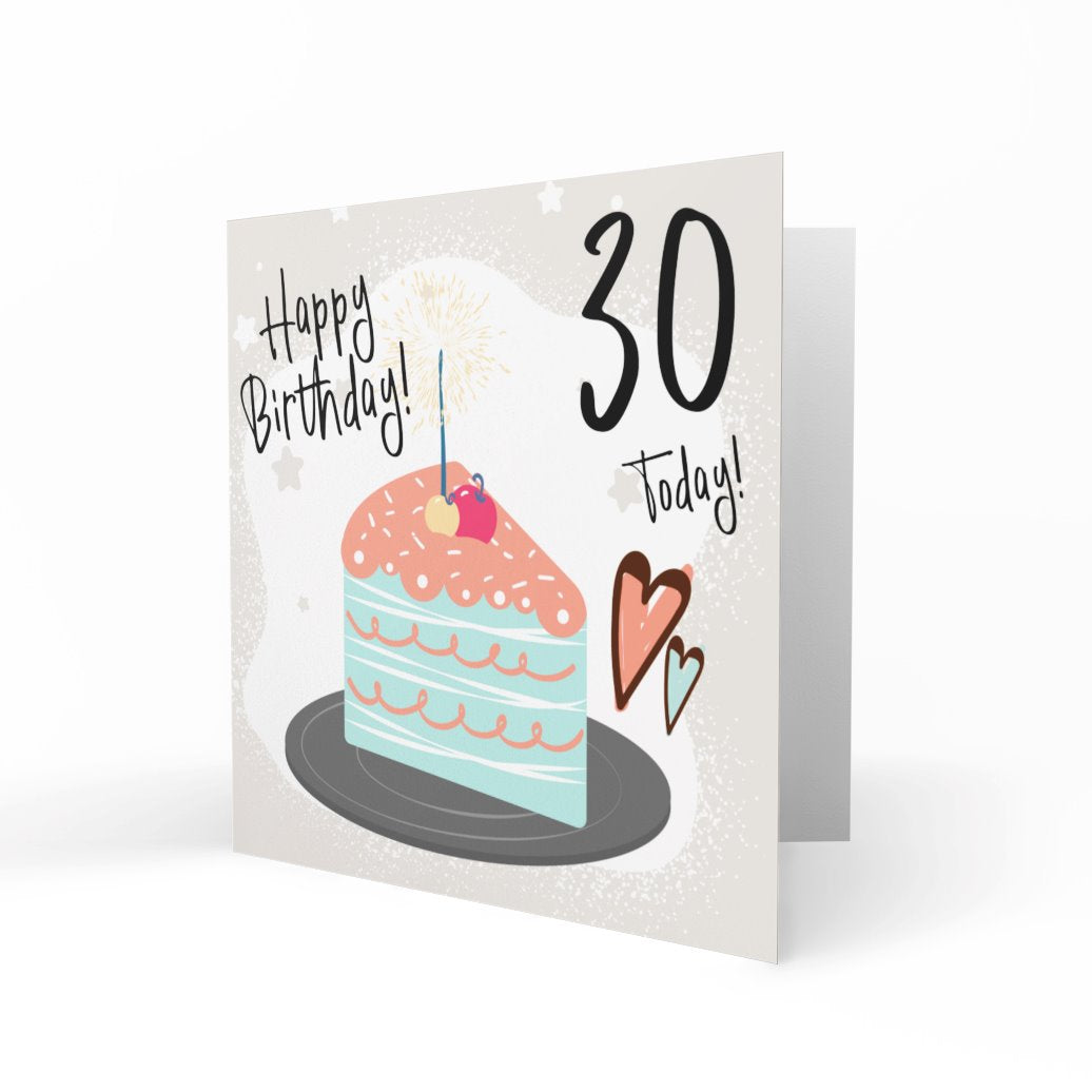 'Happy 30th Birthday' Greeting Cards Chasing Cards 