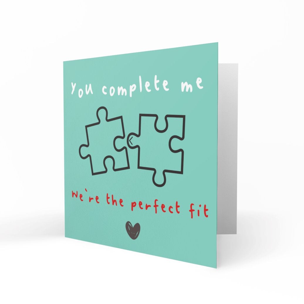 'You Complete Me' Greeting Cards Just Because 