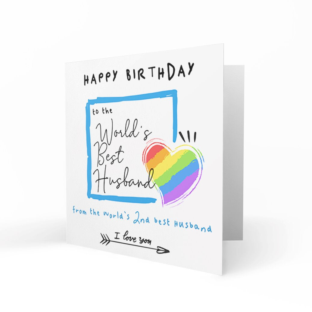 Wholesale - Best Husband Greeting Cards One Love 