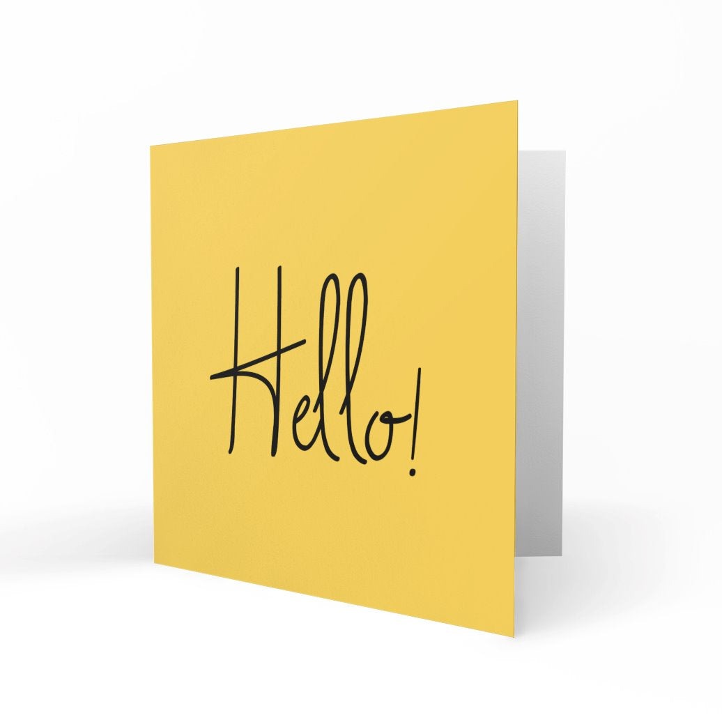 'Hello' Greeting Cards Chasing Cards 